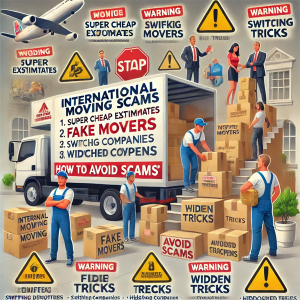 avoid international moving scams