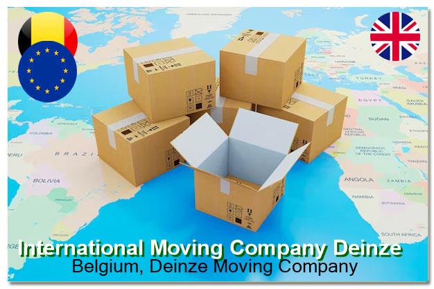 Deinze International moving company Belgium