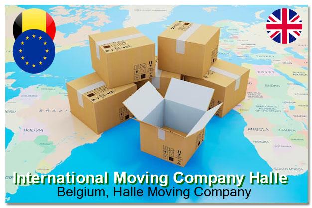 Halle International moving company Belgium