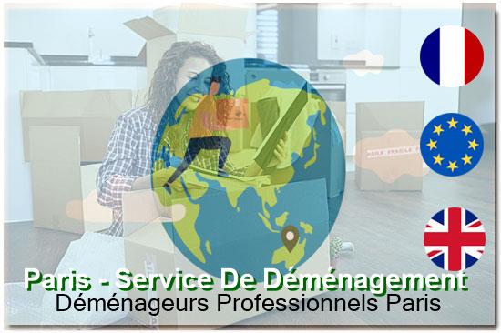 Déménagement d'entreprise international