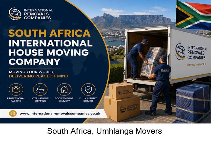 Movers delivering to a coastal high rise block on Umhlanga Ridge